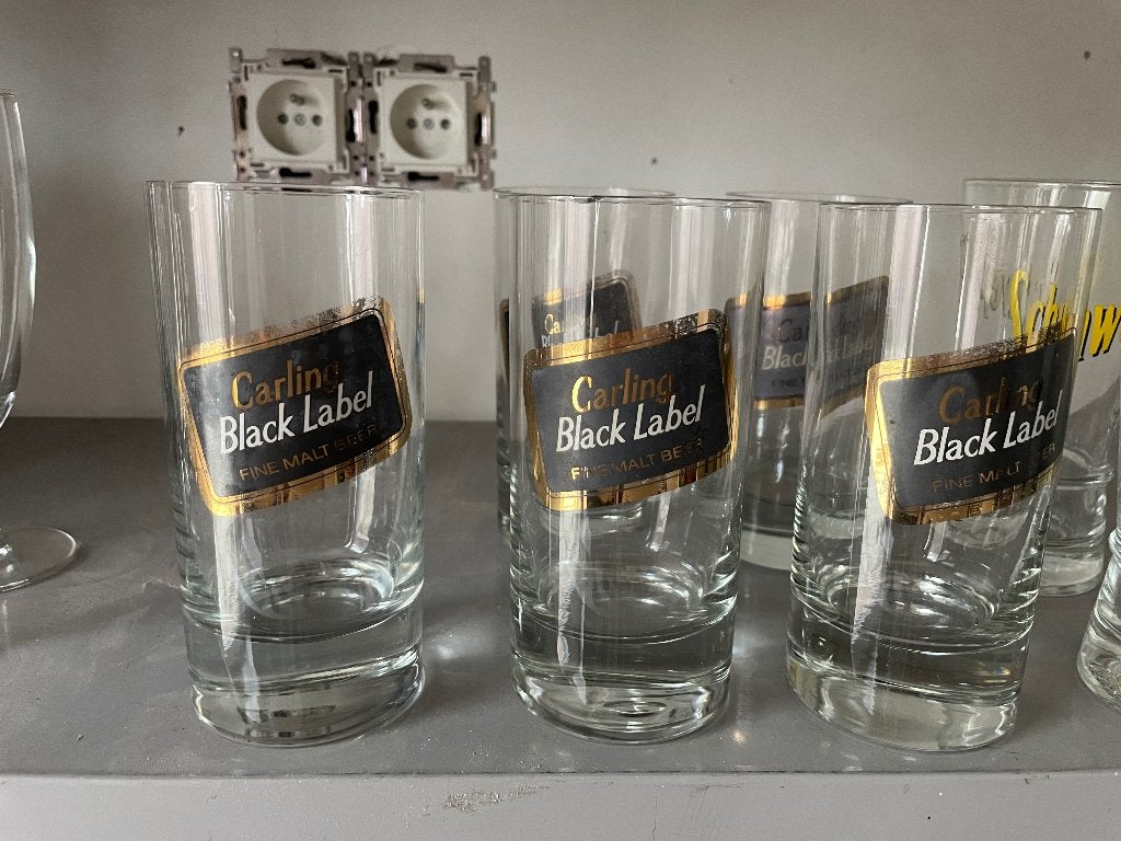 Carling Black label, Verzamelen, Ophalen, Gebruikt, Glas of Glazen, Overige merken