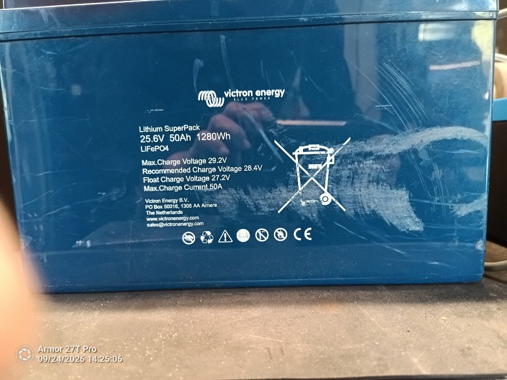 LITHIUM BATTERIJ, Enlèvement, Utilisé