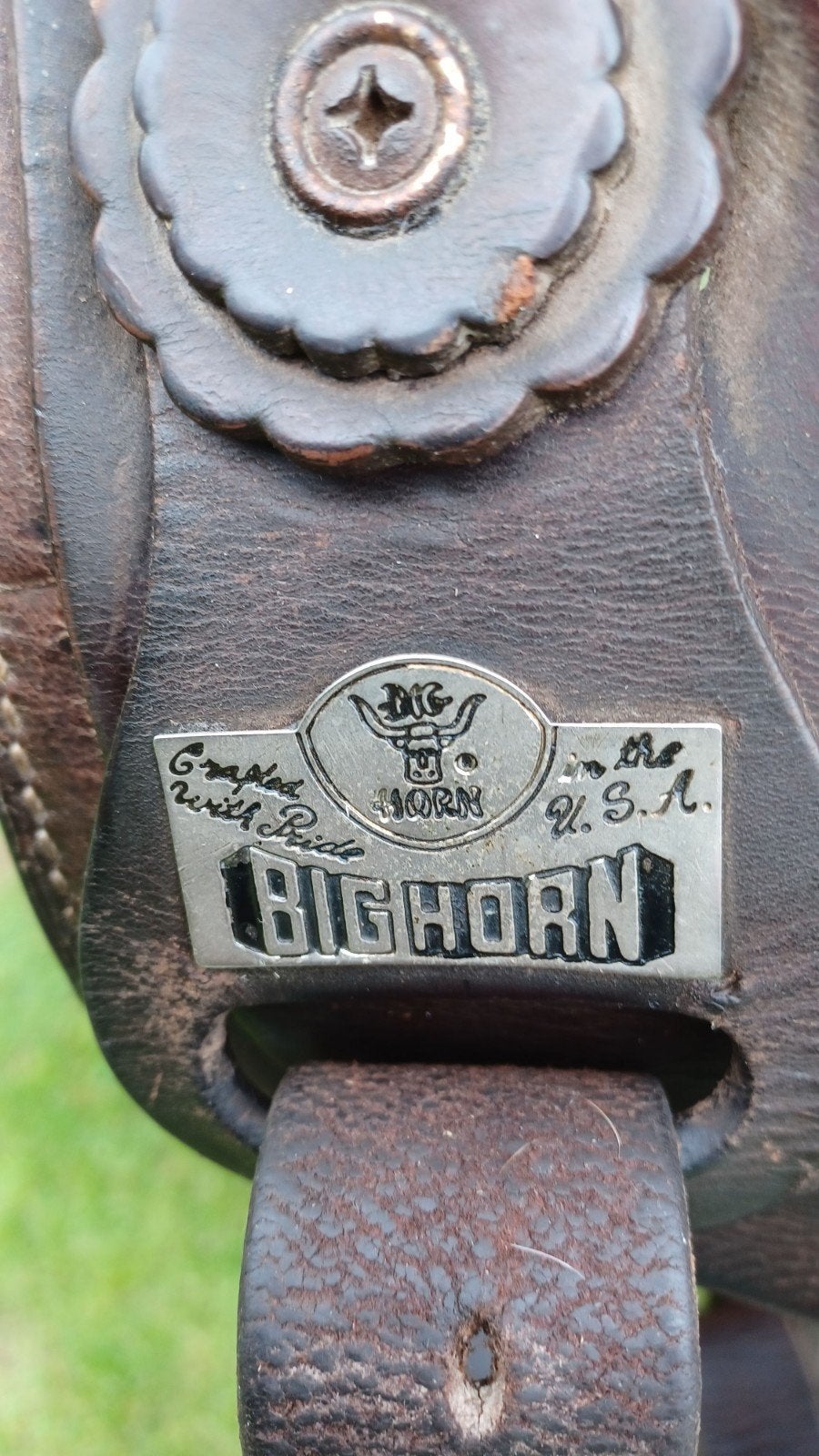 westernzadel big horn, Dieren en Toebehoren, Paarden en Pony's | Zadels, Ophalen, Gebruikt, Wijd, Overige merken