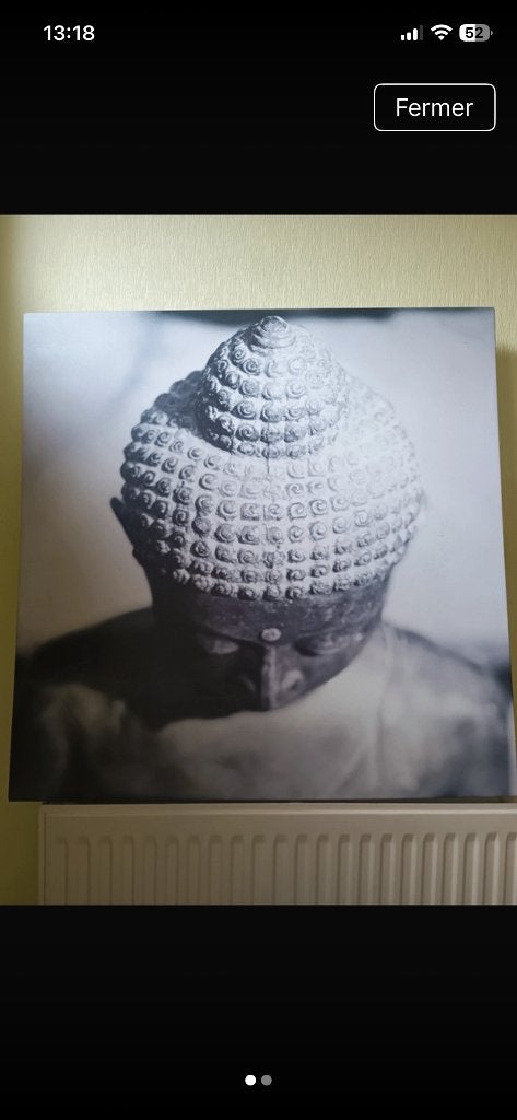 Grande toile Bouddha, Maison & Meubles, Enlèvement, Utilisé, 80 cm