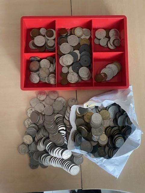 oude vooral Belgische munten van voor de euro, Ophalen, Metaal, Losse munt