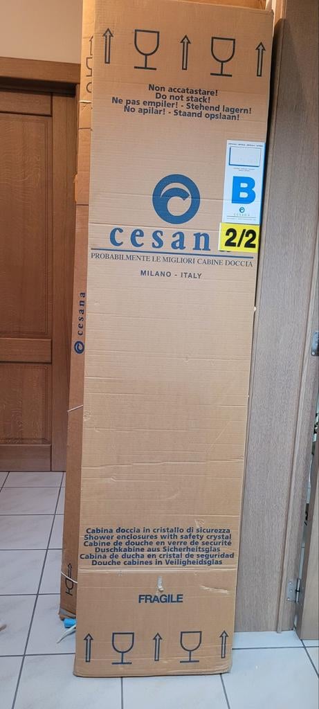 Douchecabine van Cesana (zonder douchebak)., Ophalen, Nieuw, Overige typen
