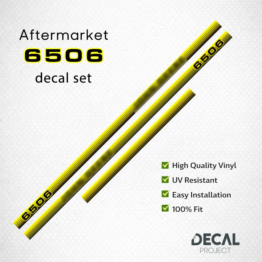 Autocollants de rechange John Deere 6506 - 6605, Envoi