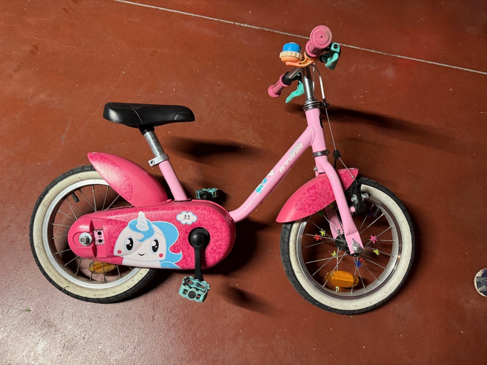BTWIN Kinderfiets 14 inch, Ophalen