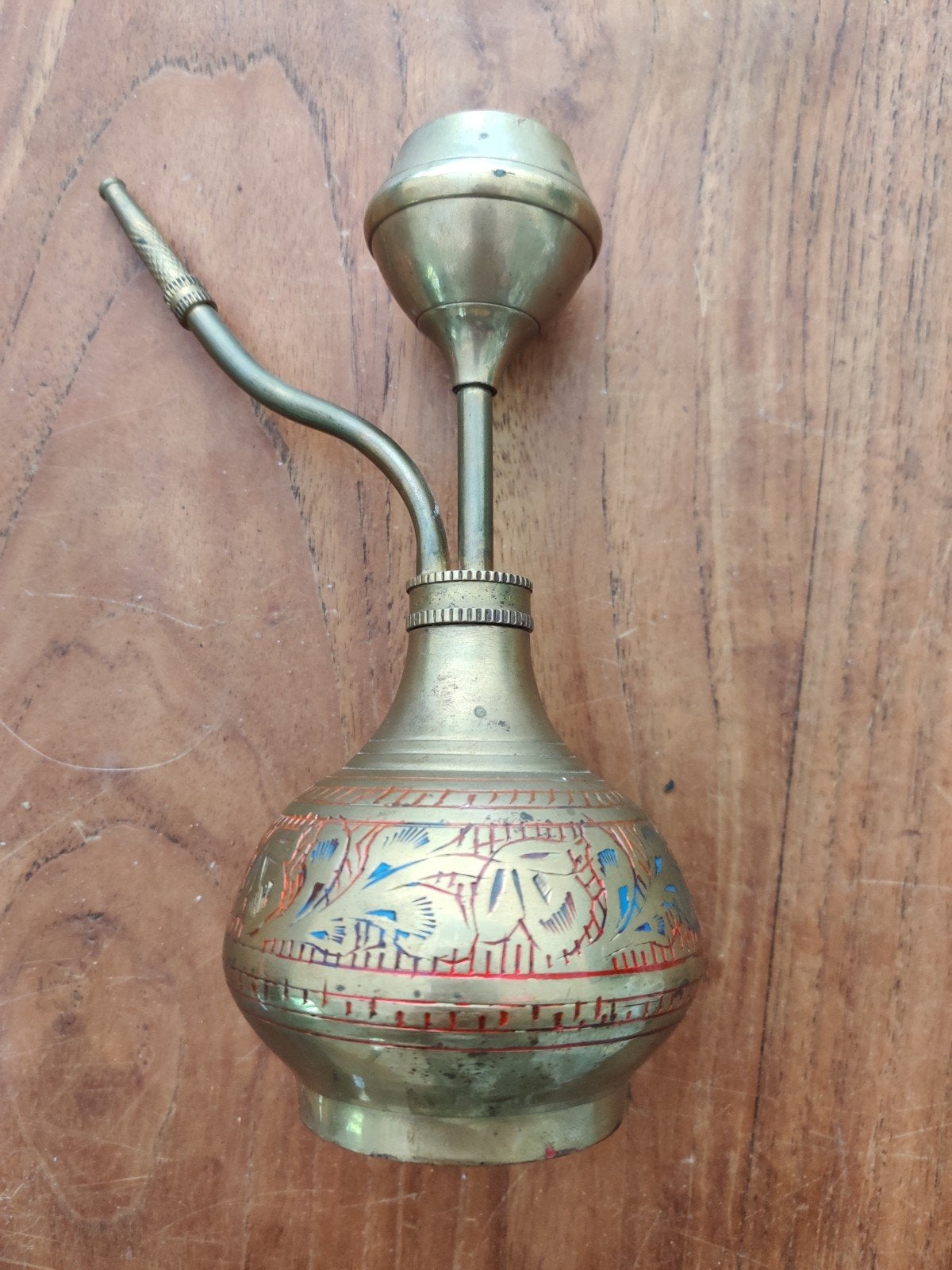 Pulvérisateur à eau de rose vintage en laiton - (Gulabdan), Antiquités & Art, Enlèvement