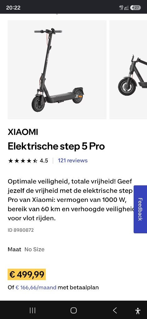 Xiaomi Pro 5, Enlèvement, Comme neuf, Step électrique (E-scooter), Xiaomi