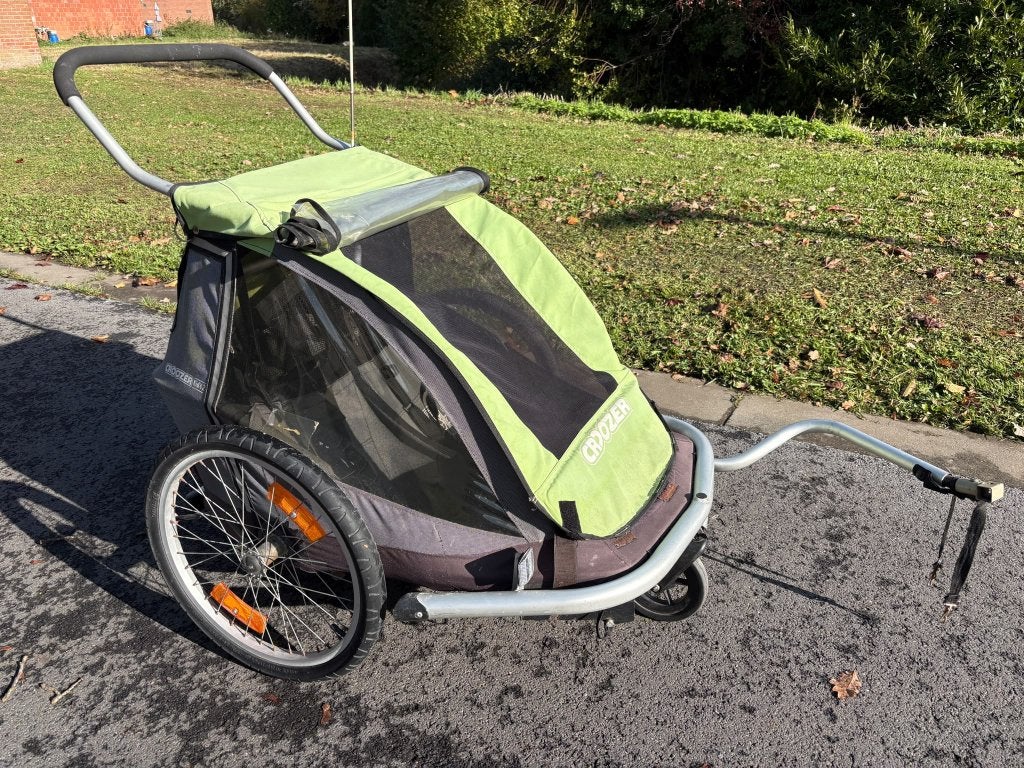 Croozer kid for 2 fietskar, Fietsen en Brommers, Ophalen, Gebruikt, Opvouwbaar, Croozer