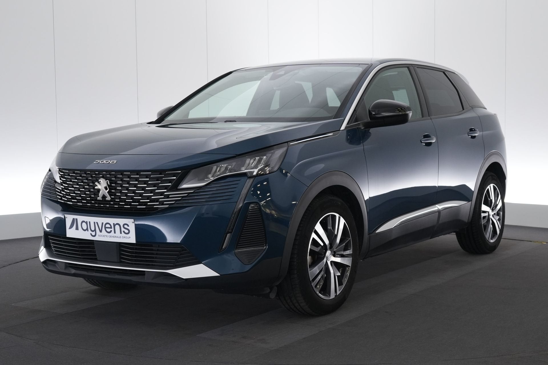 (2CSN431) PEUGEOT 3008, Stof, Gebruikt, Parkeersensor, Blauw