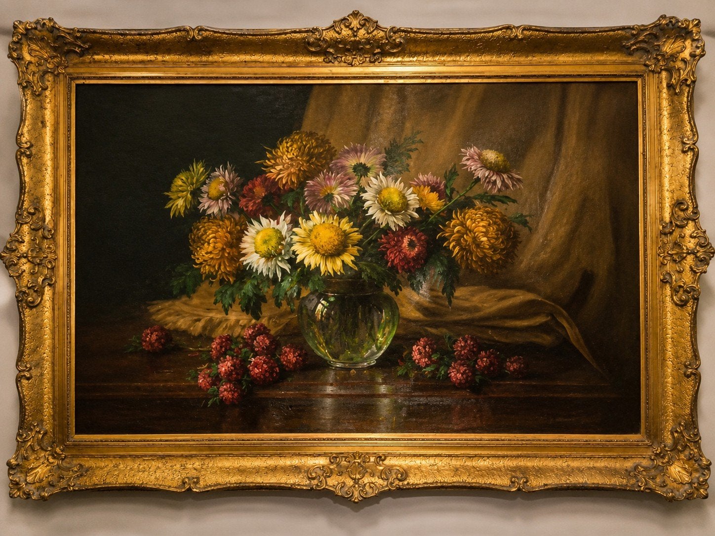 Te koop: Origineel bloemstilleven – M. Goossens – olieverf o, Antiek en Kunst, Bloemen, Doek, Ophalen of Verzenden, Gesigneerd