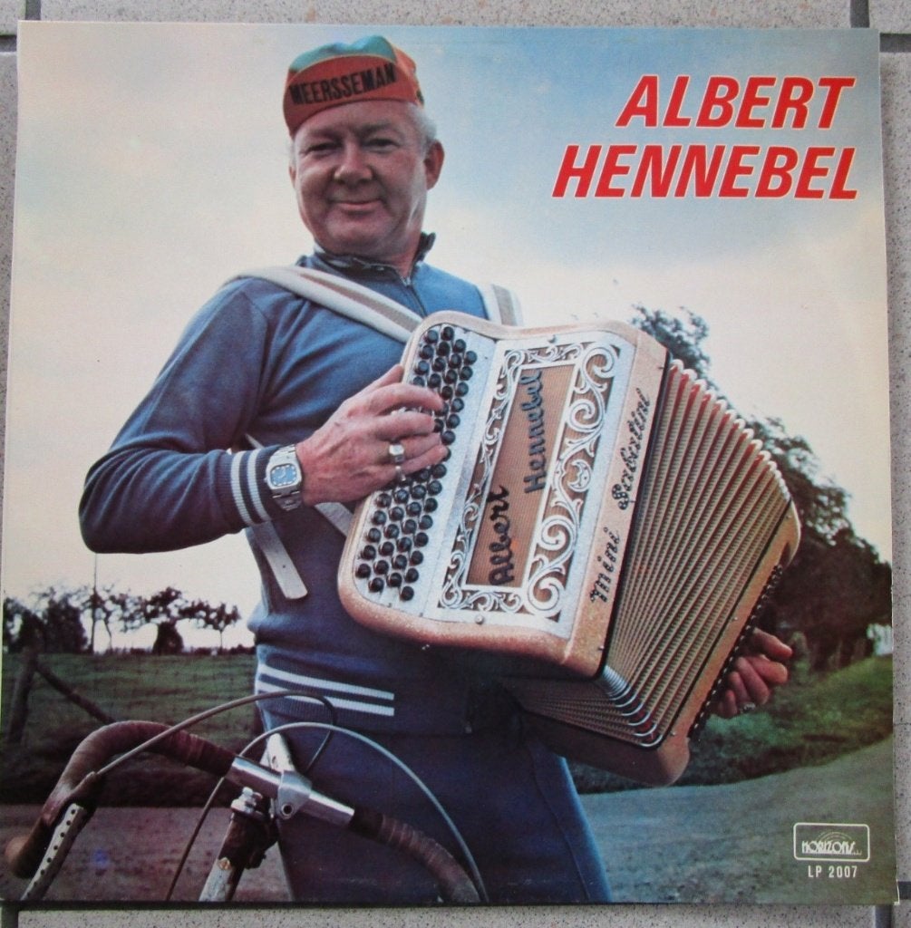 Albert Hennebel – On A Soif (Vinyle - Musette d'accordéon), Pochette photo, Enlèvement ou Envoi, Utilisé, LP