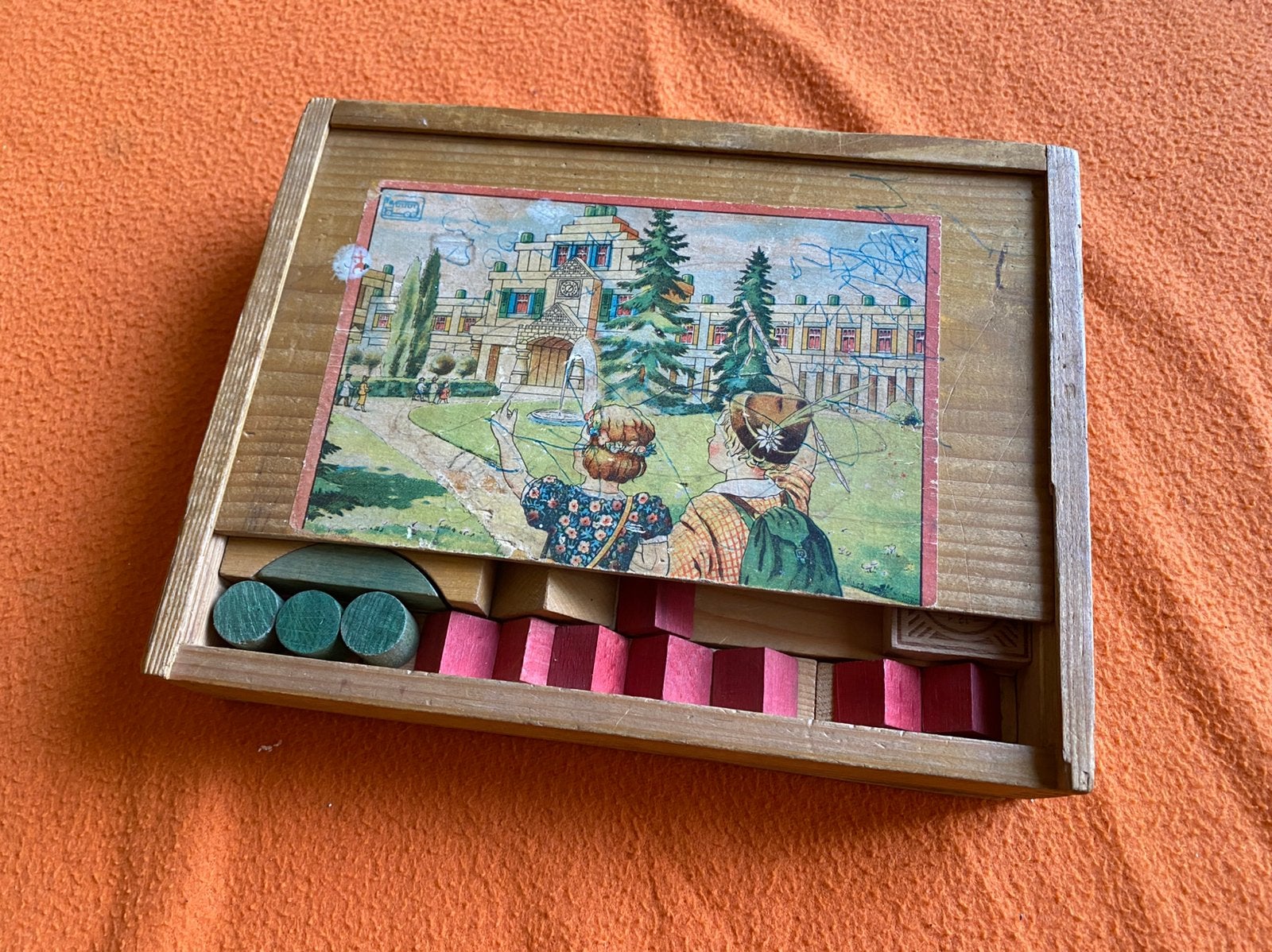 Retro blokkendoos, Enlèvement