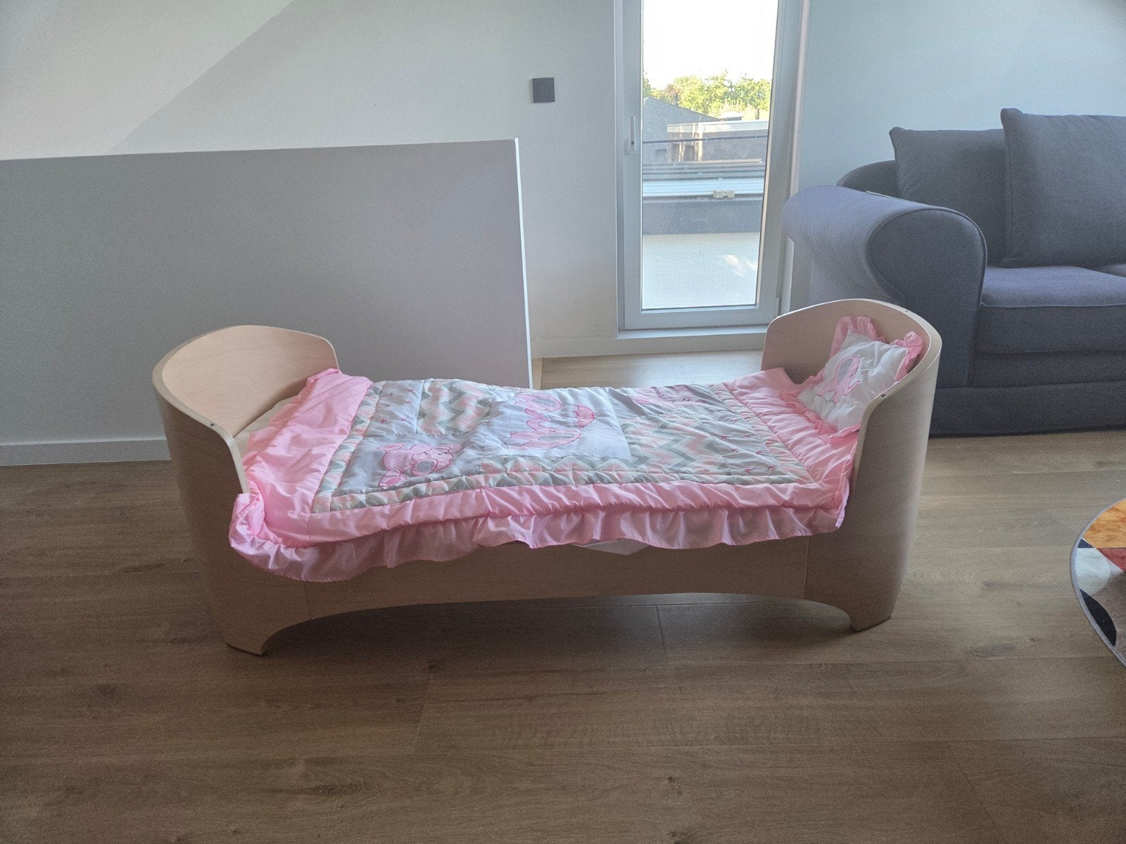 Leander bedje, Kinderen en Baby's, Babywiegjes en Ledikanten, Ophalen, Zo goed als nieuw, Overige typen