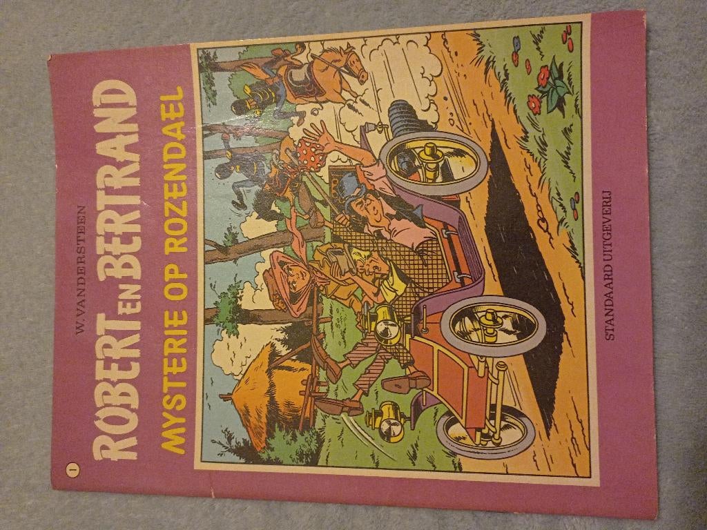 Robert en Bertrand : Mysterie op Rozendael, Boeken, Stripverhalen, Gelezen, Willy Vandersteen, Eén stripboek, Ophalen of Verzenden