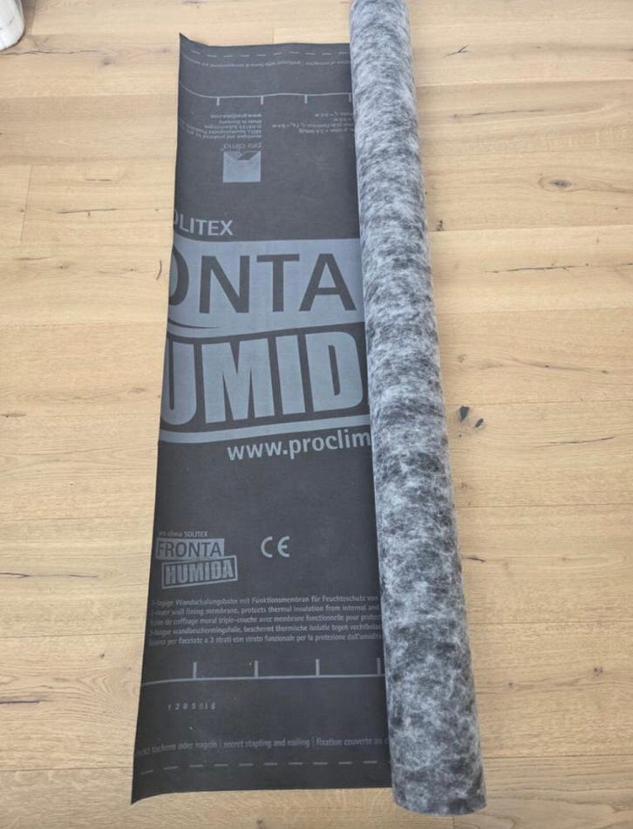 pro clima solitex fronta humida, nieuw op de rol: 25m x 1,5m, Ophalen, Nieuw
