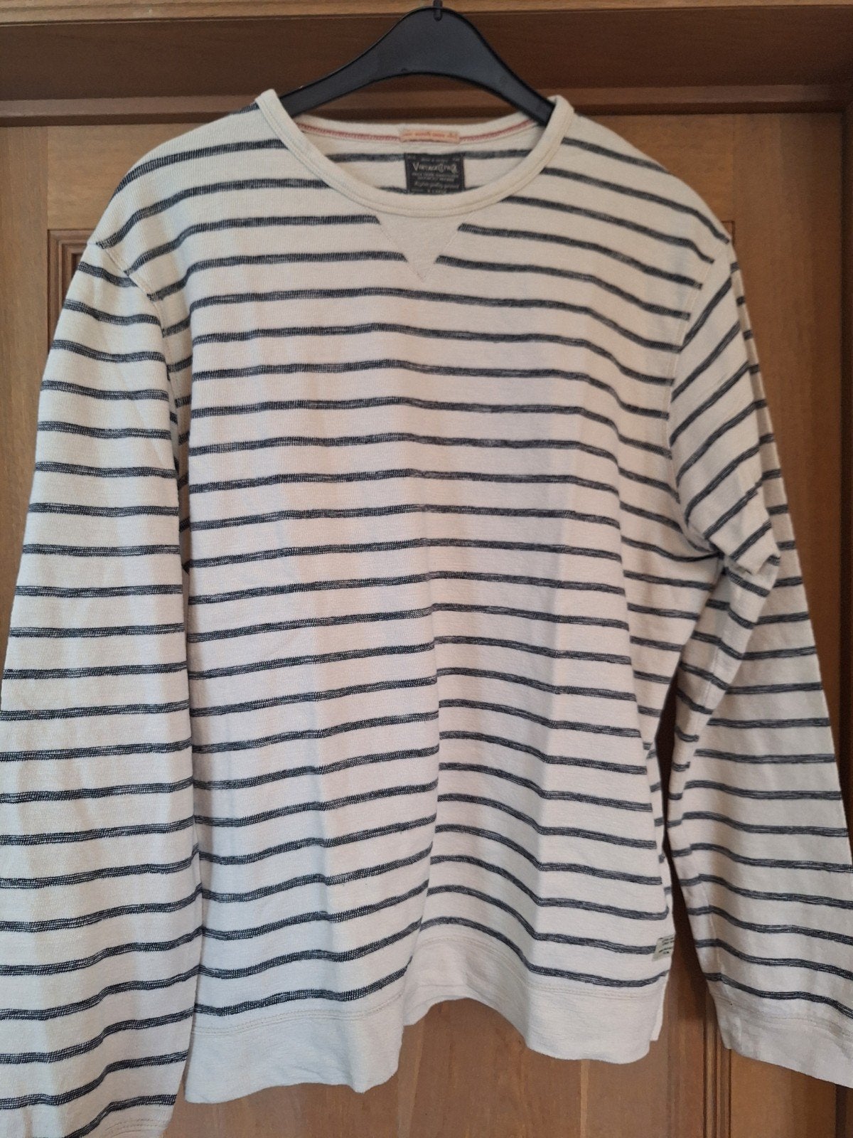 beige /  blauw strepenpull heren Jack and Jones XL, Kleding | Heren, Truien en Vesten, Beige, Maat 56/58 (XL), Jack&Jones, Ophalen of Verzenden