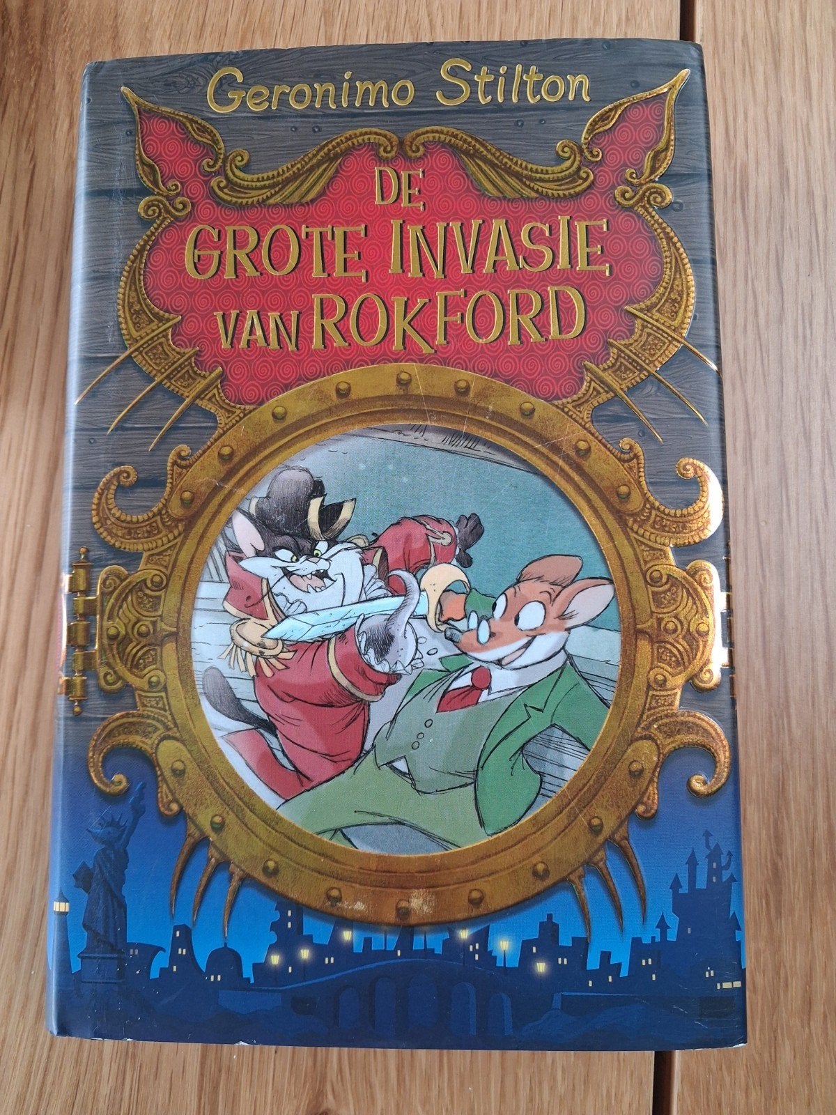 Geronimo Stilton - De grote invasie van Rokford, Boeken, Ophalen of Verzenden, Geronimo Stilton