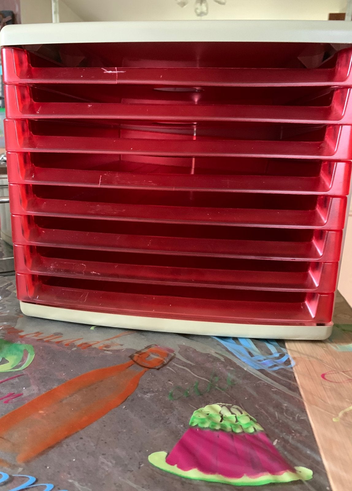 Bloc de rangement pratique avec 8 tiroirs, Enlèvement, Utilisé
