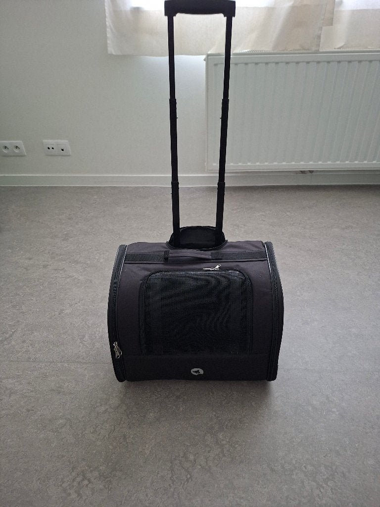 CROCI TROLLEY JOLIE - transporttas katten met 2 wielen, Dieren en Toebehoren, Ophalen, Gebruikt