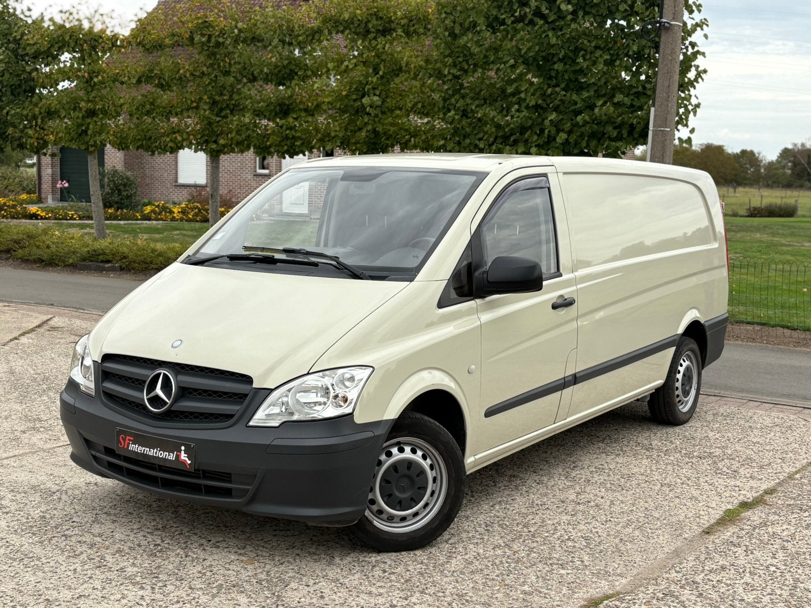 Mercedes Vito 110CDI L3 Lichte Vracht 3zit Trekhaak, Auto's, Bedrijf, Electronic Stability Program (ESP), Te koop, Vito