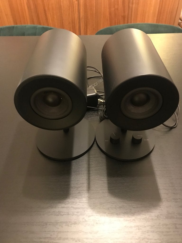 Luidsprekers, Audio, Tv en Foto, Ophalen, Zo goed als nieuw, Speakerset