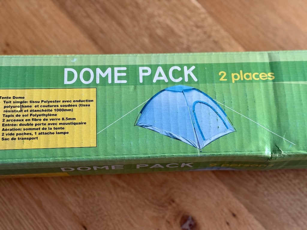 Tente dôme 2 personnes, Caravanes & Camping, Enlèvement, Neuf, Jusqu'à 2