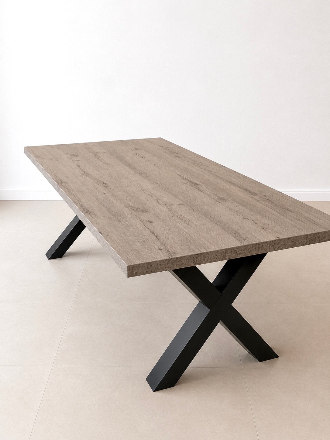 Eetkamertafel naturel grey, Ophalen, Zo goed als nieuw