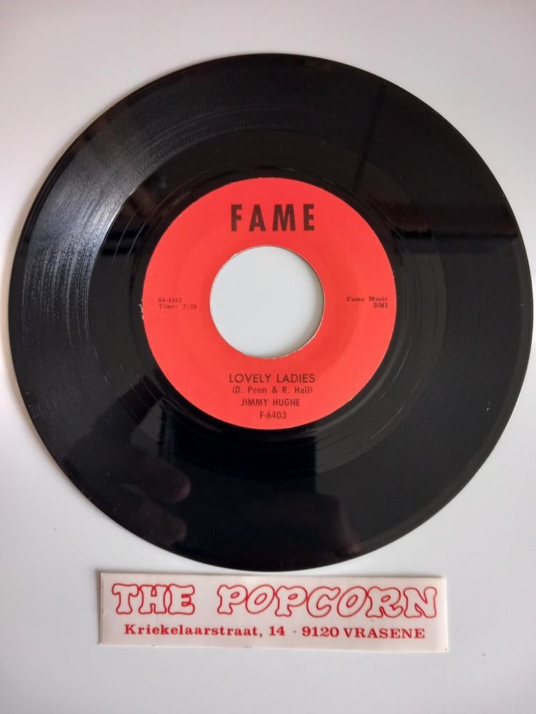 JIMMY HUGHES. LOVELY LADIES .1964 USA 45T, Ophalen of Verzenden