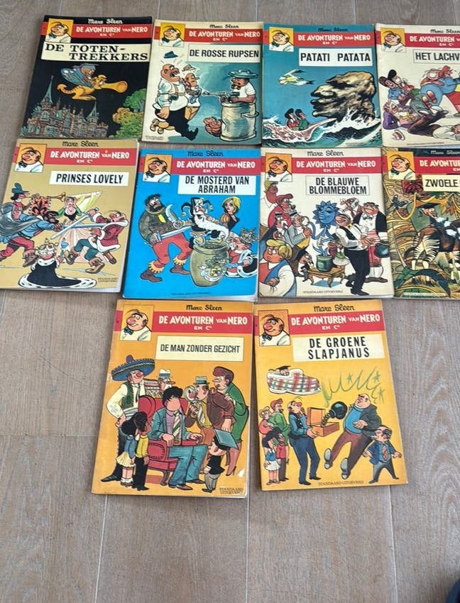 Mooi lot Nero -Marc Sleen 11x Eerste Druk ( kleur 1972-1974), Enlèvement, Comme neuf