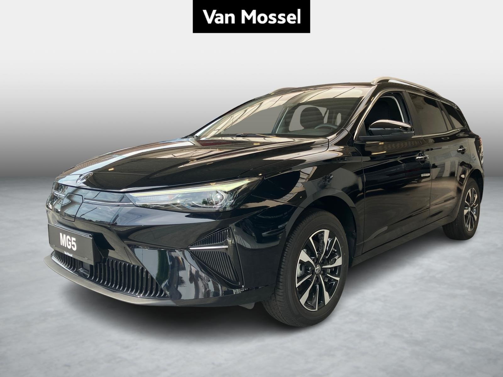 MG MG5 Comfort 61kWh, Auto's, Stof, Zwart, Lane Keeping Assist, https://public.car-pass.be/vhr/1cf7fa62-1c81-4829-b2d2-e986d8e70426
