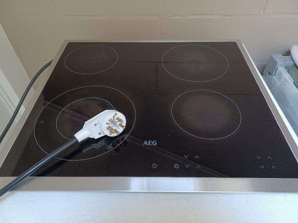 kookplaat inbouw, Ophalen, Gebruikt, Inbouw