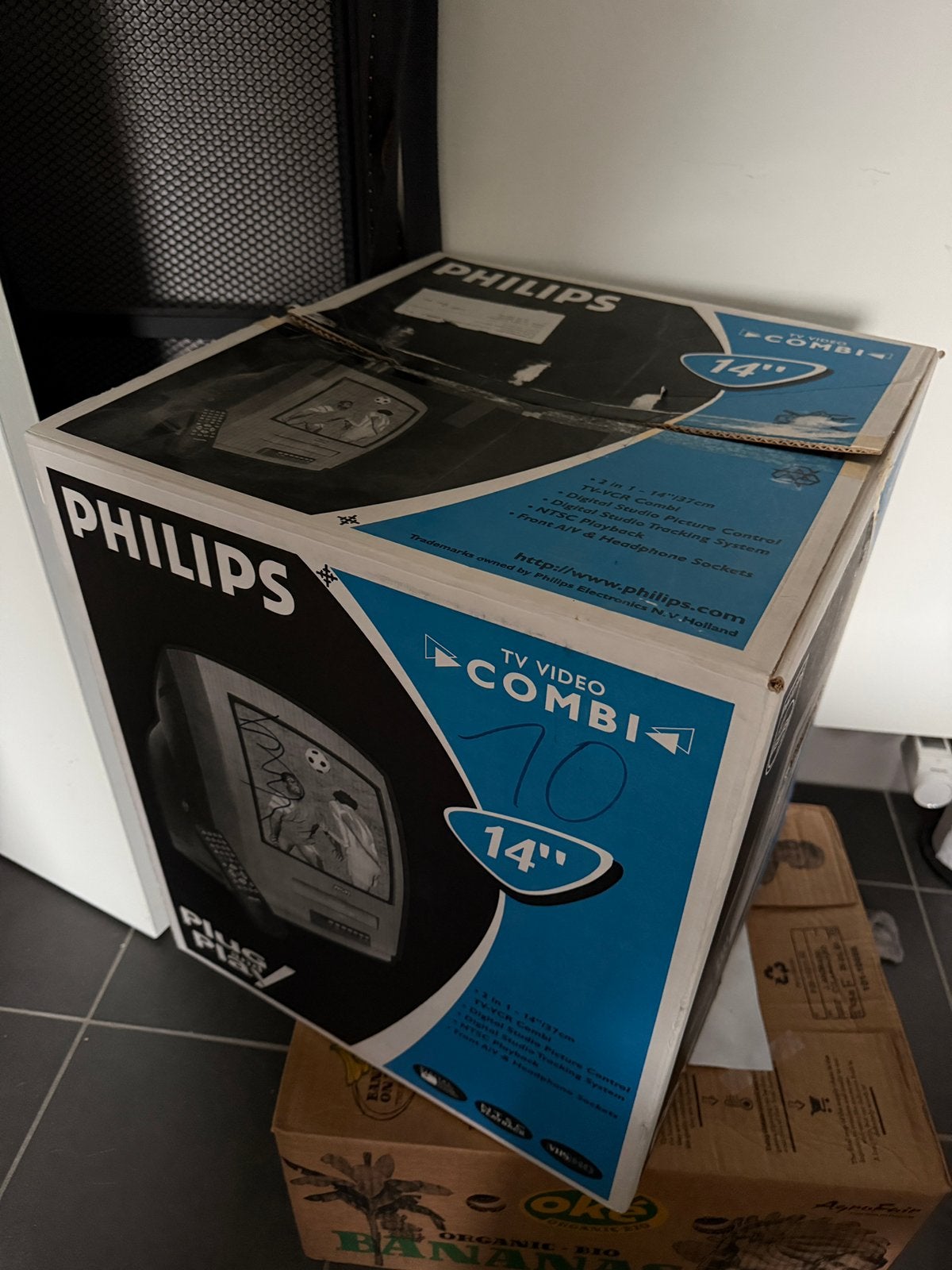 Kleine Philips CRT TV 14”, Audio, Tv en Foto, Ophalen, Zo goed als nieuw, Minder dan 40 cm, Philips