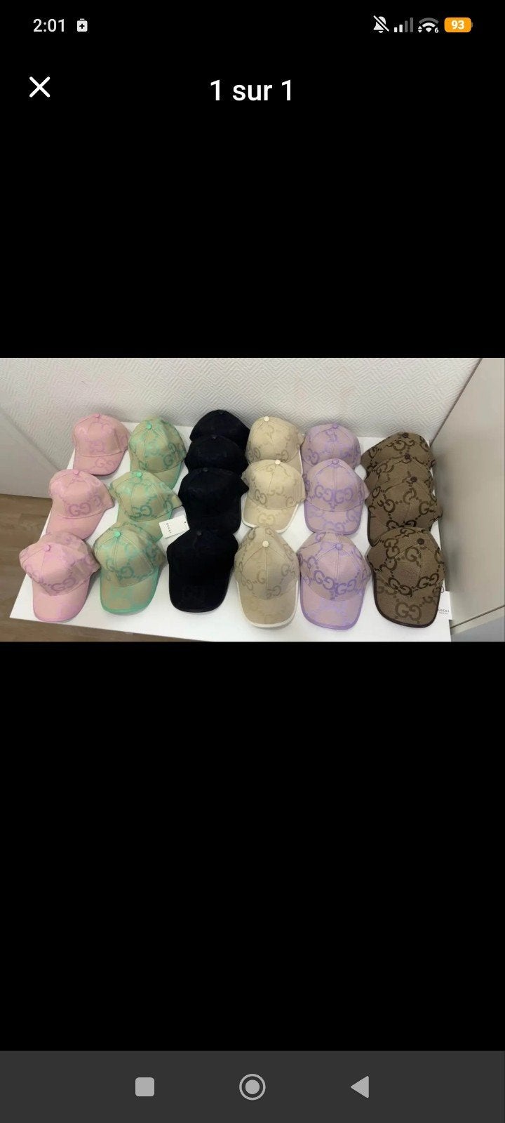 Casquettes Gucci jumbo, Enlèvement ou Envoi