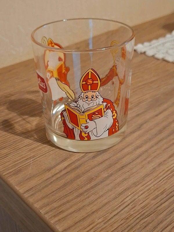 Lotus Sinterklaas drinkglas, Divers, Saint-Nicolas, Comme neuf, Enlèvement ou Envoi