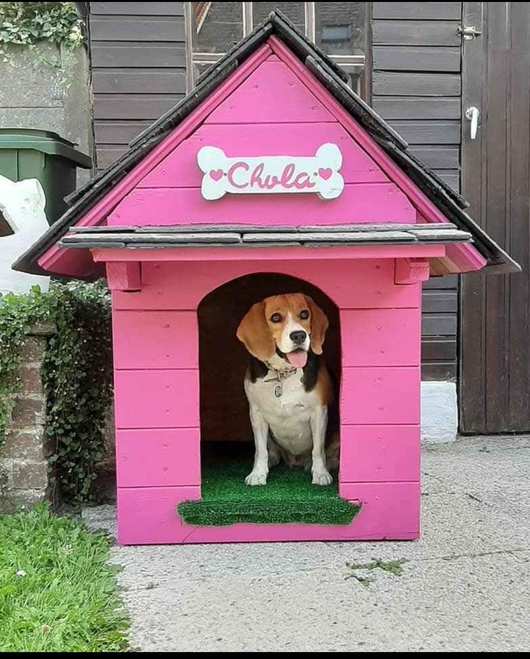 niche pour chien en bois, Animaux & Accessoires, Enlèvement, Niche à chien