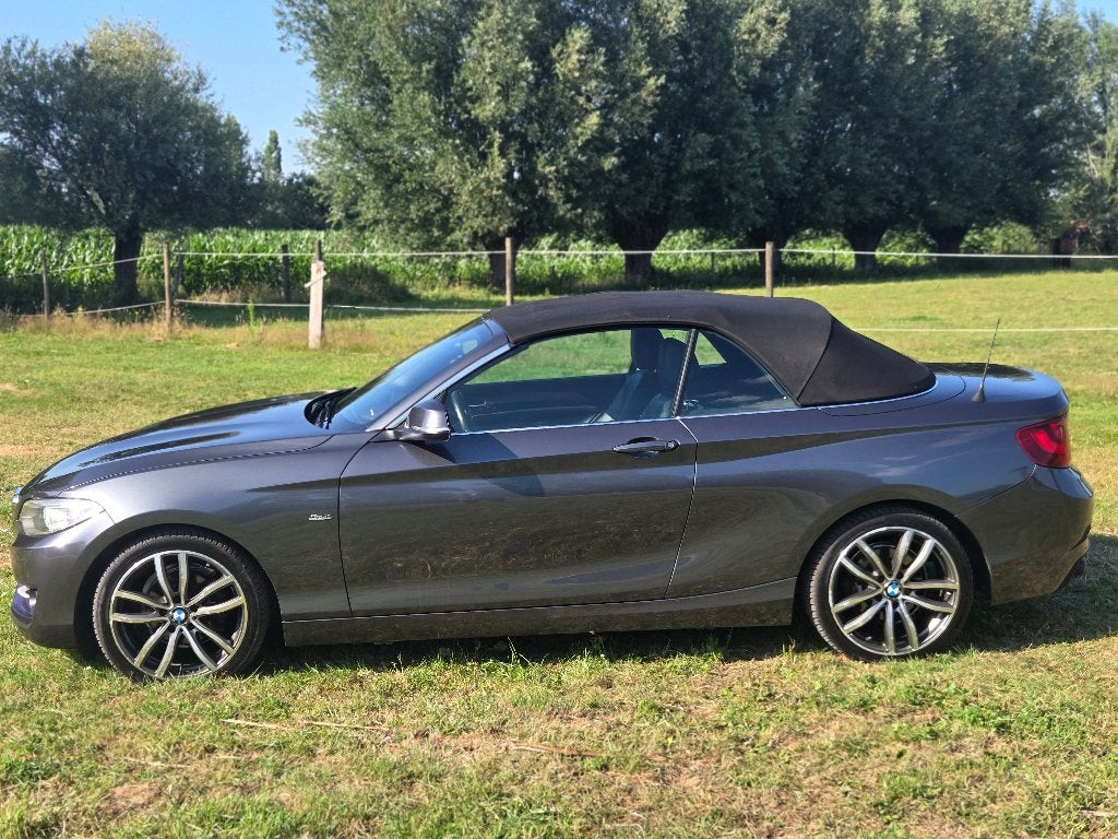 BMW 218d Cabriolet Automatic | 1er propriétaire, Autos, Cuir, Euro 6, Cabriolet, Noir