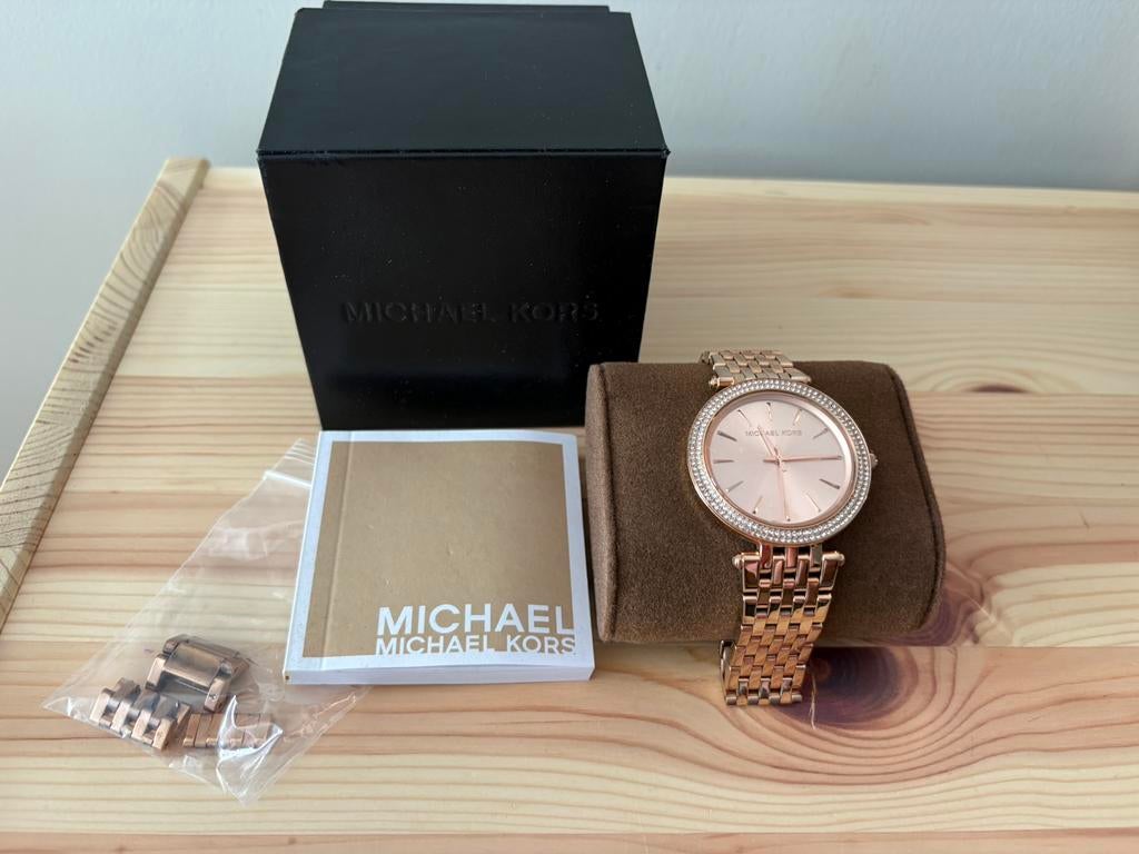 Michael kors horloge brons, Ophalen, Zo goed als nieuw