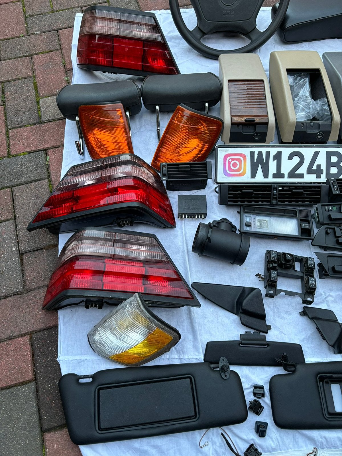 Mercedes w124 onderdelen coupe cabrio kombi m111 m104, Enlèvement, Utilisé, Mercedes-Benz