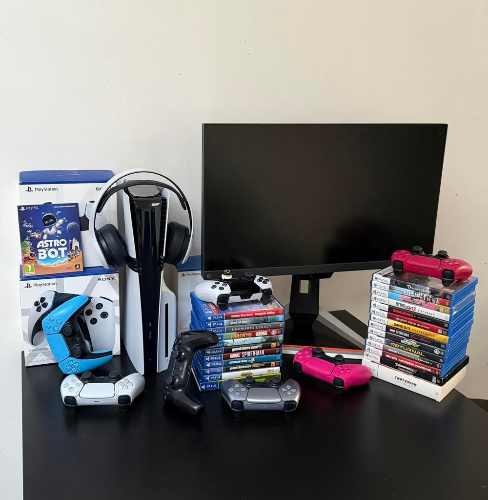 PS5 Pro 2 To + Jeux et accessoires, Consoles de jeu & Jeux vidéo, Consoles de jeu | Sony PlayStation 5, Comme neuf, Playstation 5