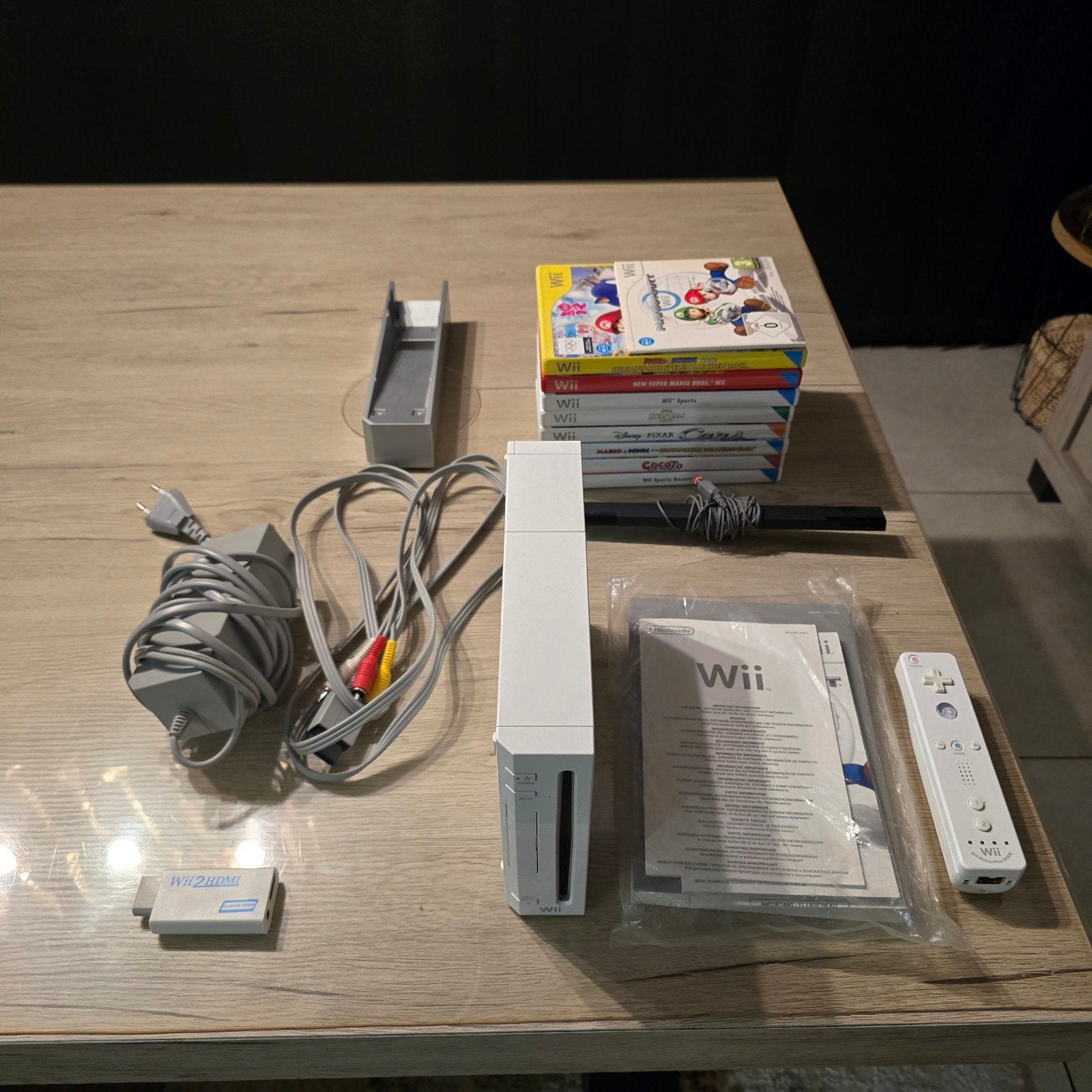 Nintendo Wii met GameCube poorten – Games + Controller, Games en Spelcomputers, Ophalen, Gebruikt, Met 1 controller, Met games