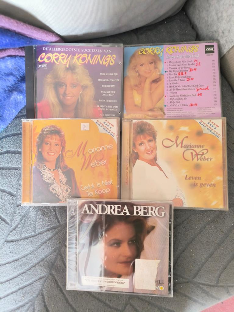 Lot Cd's Andrea Berg, Maria Weber , Corry K., Cd's en Dvd's, Ophalen
