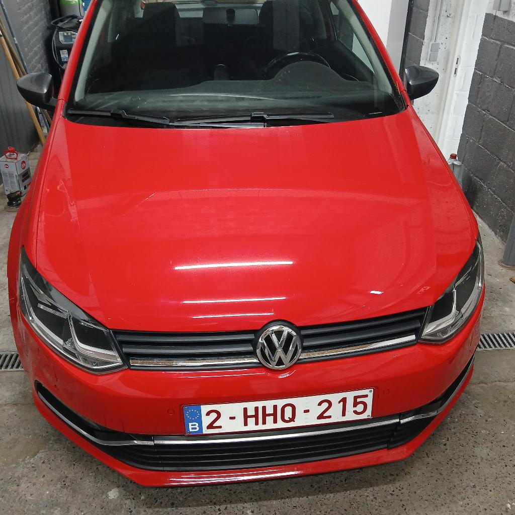 auto, Auto's, Volkswagen, Particulier, Polo, Benzine, Berline, 2 deurs, Handgeschakeld, Rood, Grijs, Overige bekleding, Voorwielaandrijving