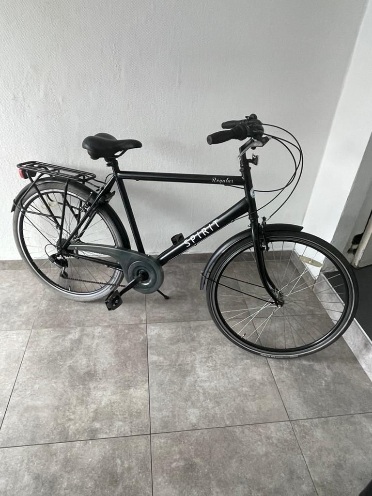 Spirit Herenfiets, Fietsen en Brommers, Fietsen | Heren | Herenfietsen, Ophalen, Gebruikt, Versnellingen, Trommelrem
