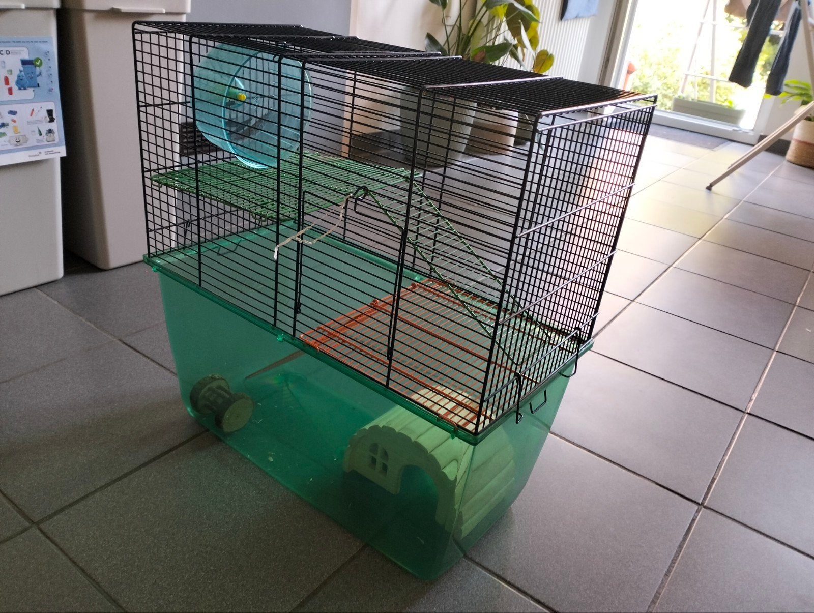 Cage pour hamster l50 L25 H52 + accessoires, Animaux & Accessoires, Enlèvement, Cage, Hamster