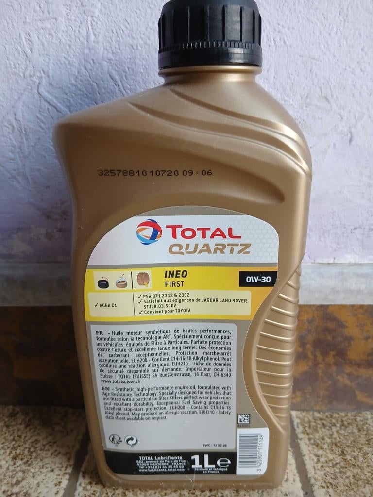 Total Quartz 0W-30 motorolie voor auto's, Ophalen of Verzenden