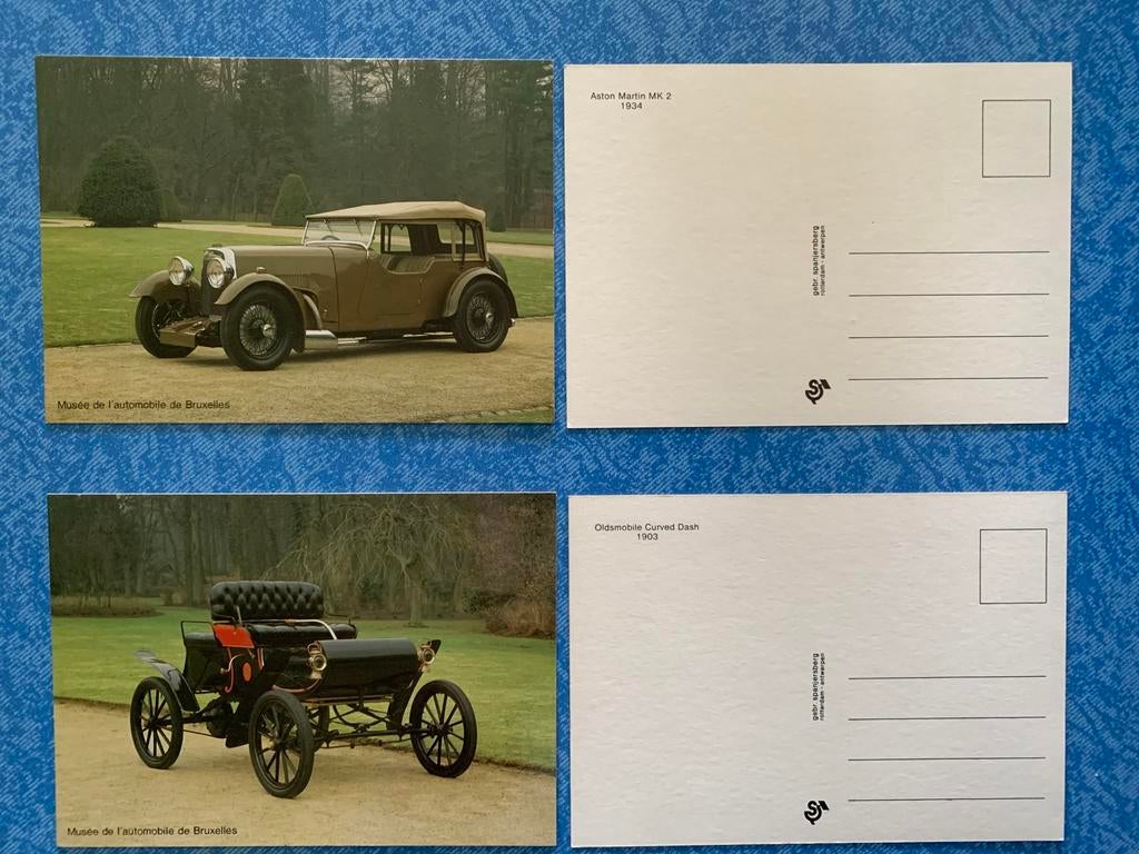 Prentkaarten, Musée de l'automobile de Bruxelles., Verzamelen, Foto's en Prenten, Nieuw, Overige onderwerpen, Ophalen