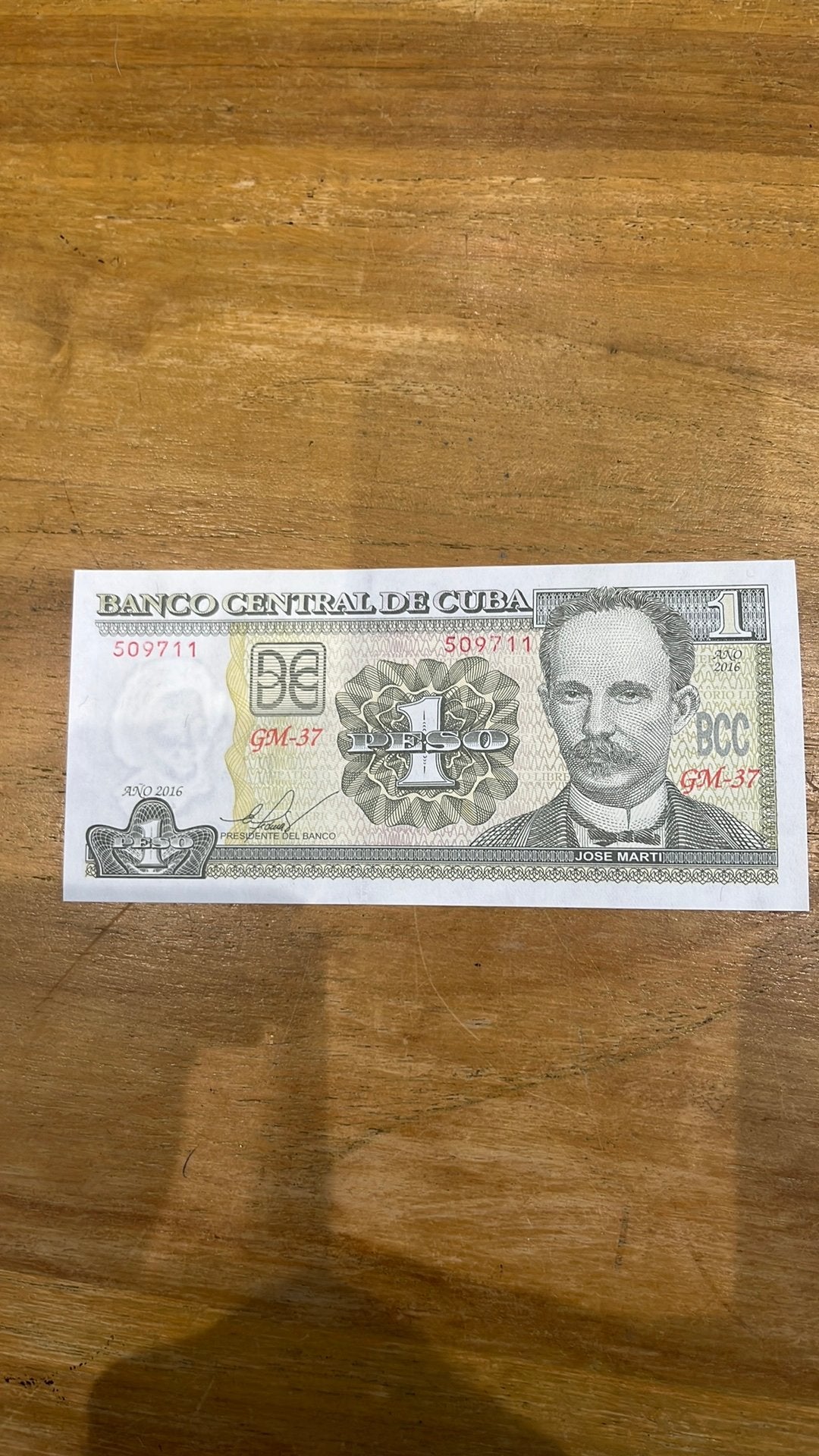 1 Peso Republica de Cuba unc, Timbres & Monnaies, Enlèvement ou Envoi
