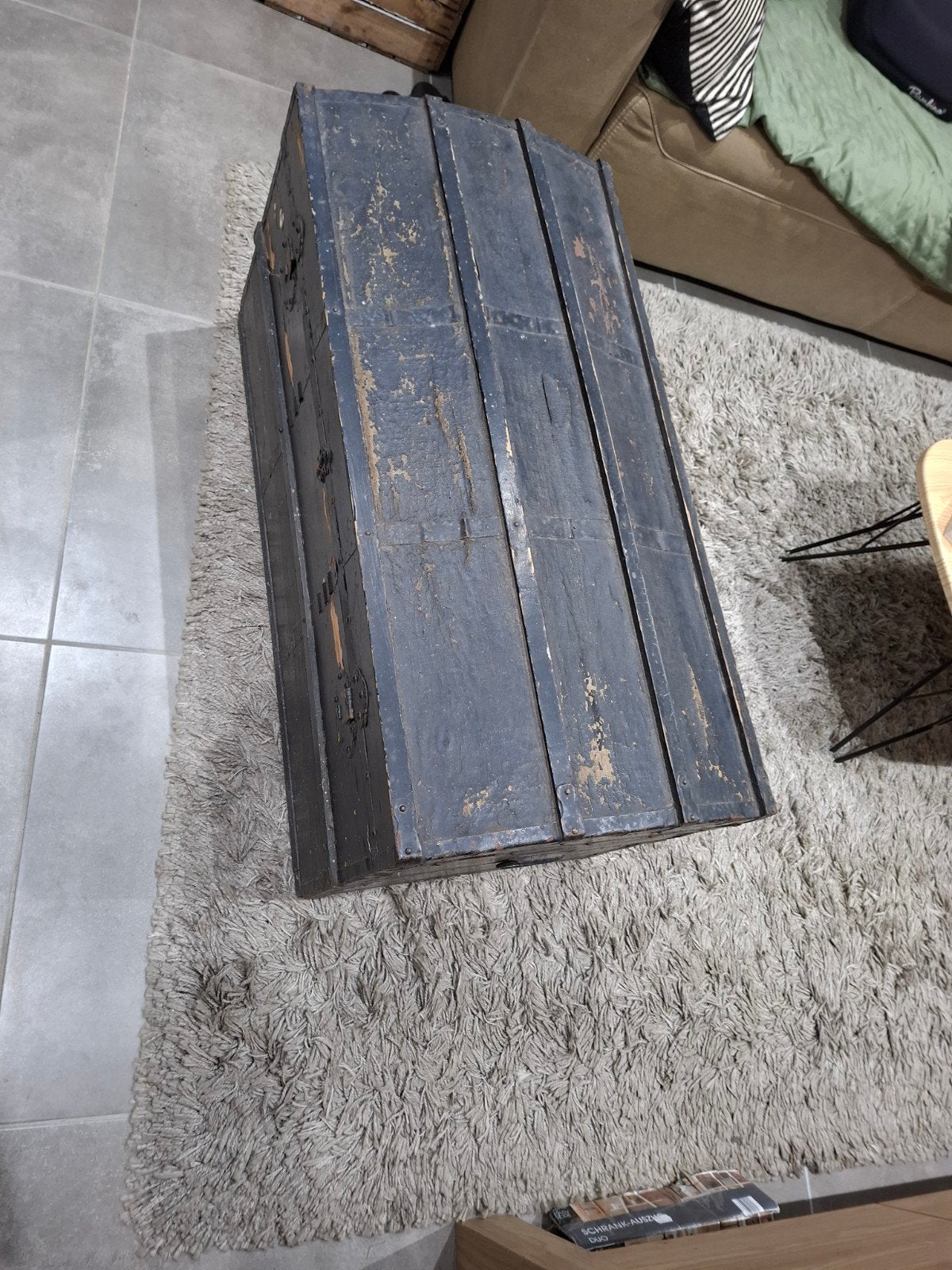 houten koffer, Antiek en Kunst, Ophalen