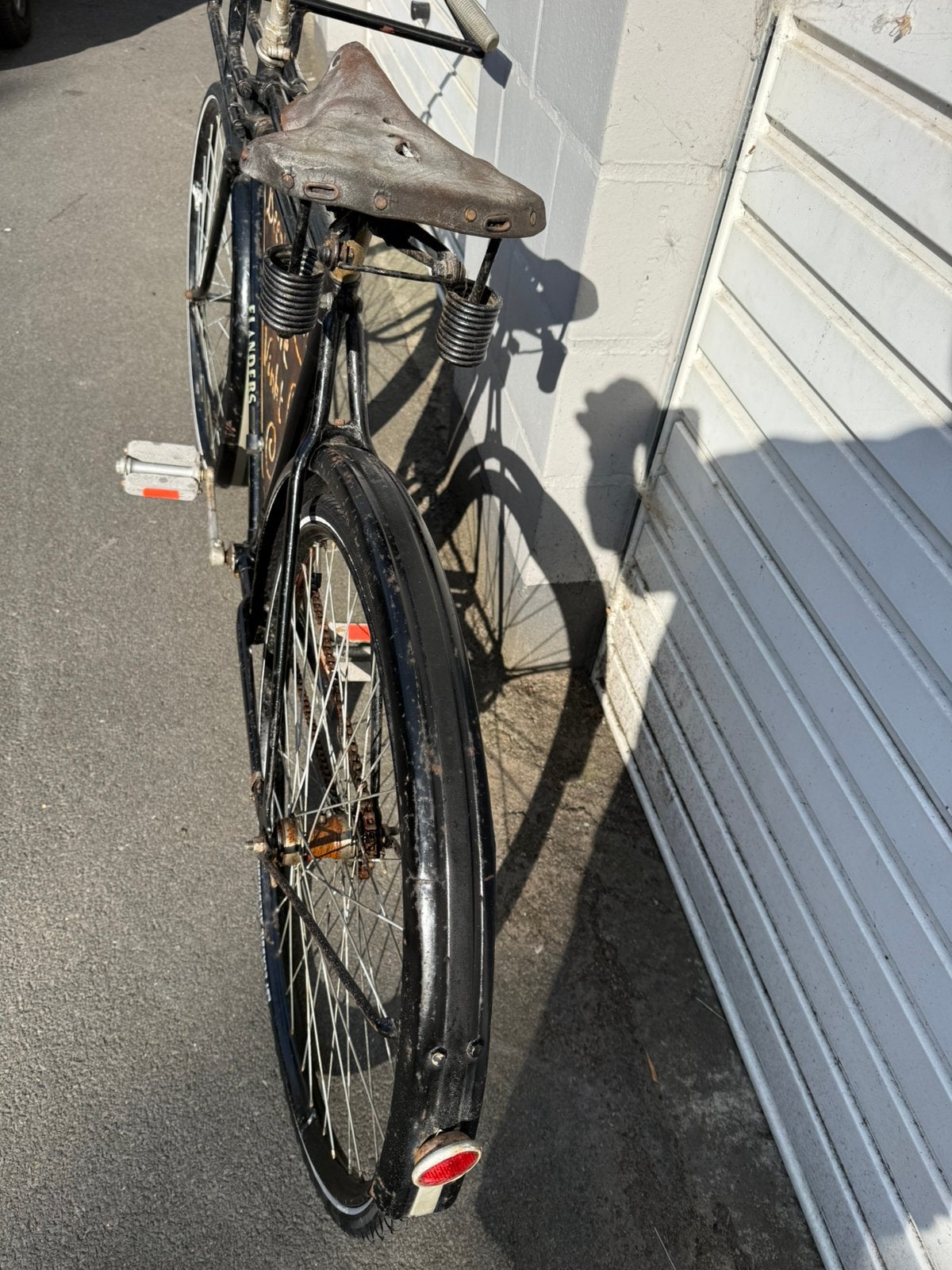 Flanders oude slagerij fiets, 56 cm of meer, Ophalen, Zo goed als nieuw, Terugtraprem