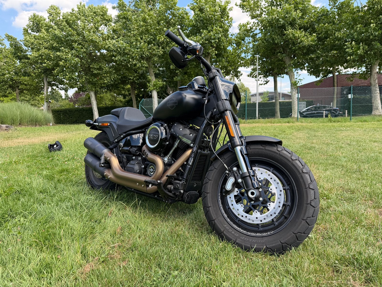 Harley davidson fat bob (2019) met 2000km!, LED Verlichting, Chopper, Particulier, Meer dan 35 kW