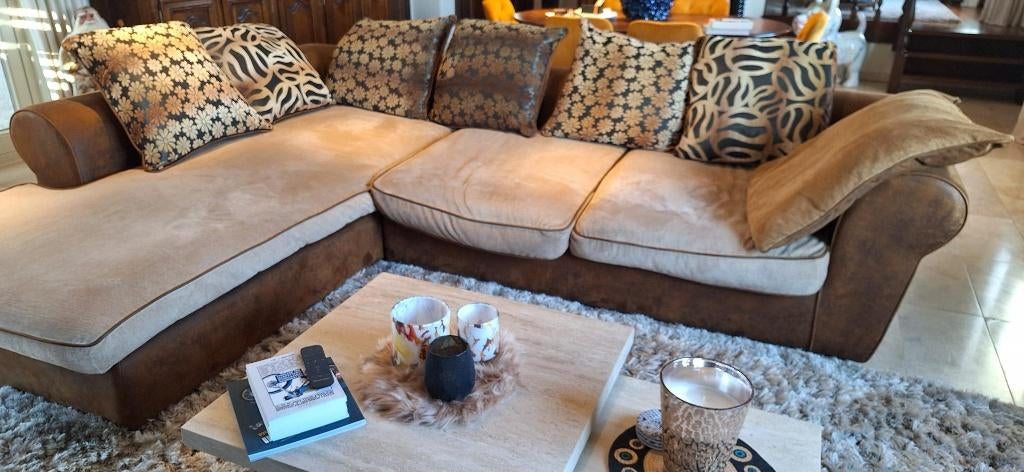 TOP VINTAGE LONGCHAIR POUR MANCAVE, RÉCEPTION OU SALON, Quatre personnes ou plus, Synthétique, Enlèvement, Utilisé